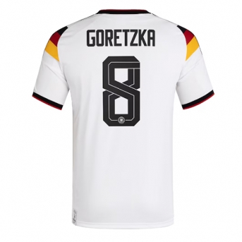 Billige Fotballdrakt Tyskland Leon Goretzka #8 Replika Hjemmedrakt VM 2026 Kortermet